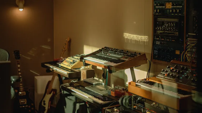 Equipment in Oli Jacobs’ East Los Angeles mix studio
